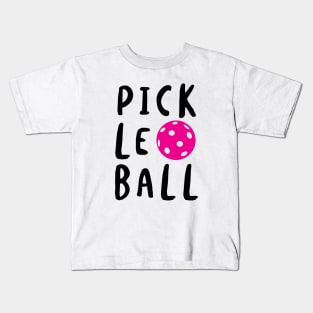 Pickleball Design for Pickleball Player Kids T-Shirt